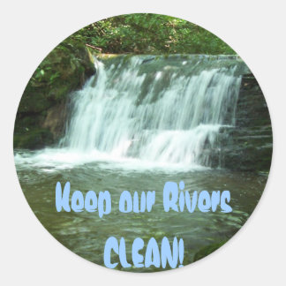 Sticker Rond Amour de la nature