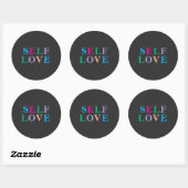 Sticker Rond Amour de soi (Feuille)