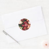 Sticker Rond Amour des orchidées_ (Enveloppe)