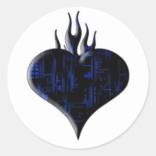 Sticker Rond Amour du circuit
