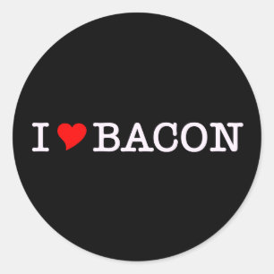 Sticker Rond Amour du lard I