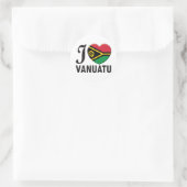 Sticker Rond Amour du Vanuatu (Sac)