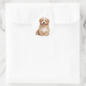 Sticker Rond Amour Havanais Tan Chien Chien Chien Chien Salut (Sac)