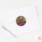 Sticker Rond Amour Mariage Anniversaire Et Événement Enveloppe  (Enveloppe)