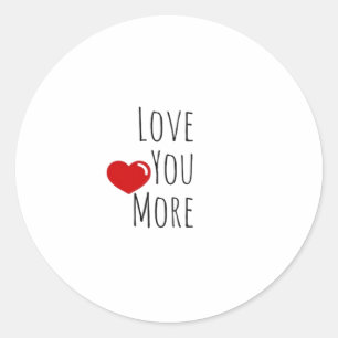 Sticker Rond Amour Plus Esthétique Raffiné