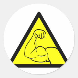 Sticker Rond Amour-propre surdimensionnée