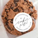 Sticker Rond Amour rire et un cookie pour après Cookie Favorise<br><div class="desc">Aimer rire et un cookie pour après Cookie Favoriser Stickers</div>