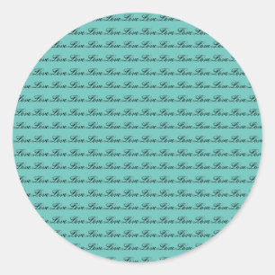 Sticker Rond Amour tout autour