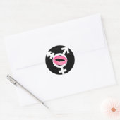 Sticker Rond Amour transgenre FTM (Enveloppe)