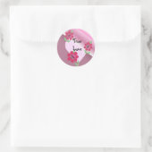 Sticker Rond Amour Vrai (Sac)