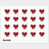 Sticker Rond amour vrai (Feuille)