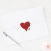 Sticker Rond amour vrai (Enveloppe)