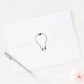 Sticker Rond ampoule (Enveloppe)