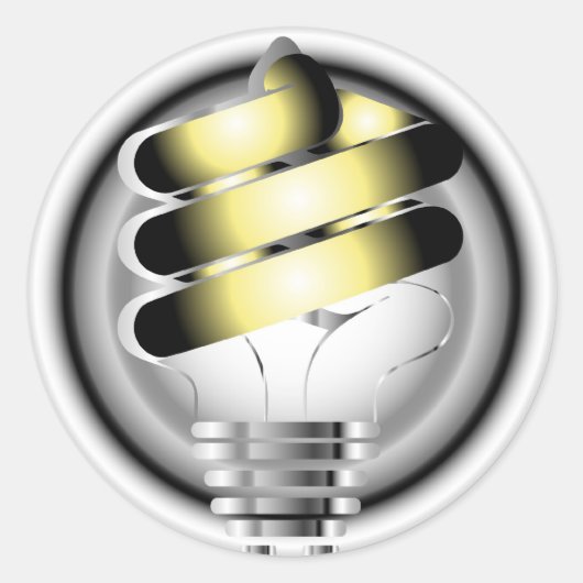 Sticker Rond Ampoule (Devant)