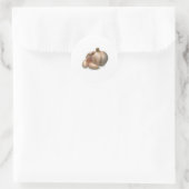 Sticker Rond Ampoule d'ail (Sac)