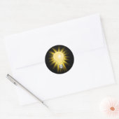 Sticker Rond Ampoule lumineuse Idée (Enveloppe)