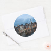 Sticker Rond Amsterdam (Enveloppe)