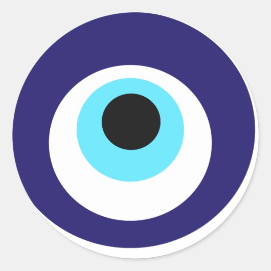 Sticker Rond Amulet nazar (nazar boncuğu) (Devant)