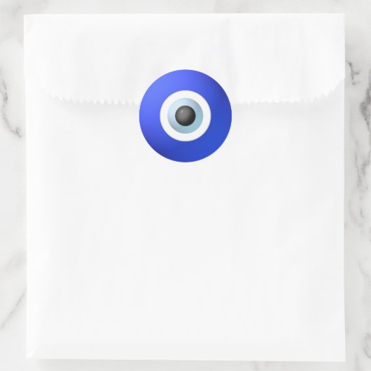 Sticker Rond Amulet to Ward off the Evil Eye (Sac)