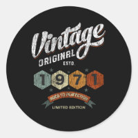 Amusant 54 ans 1971 Vintage 54e anniversaire Cadea