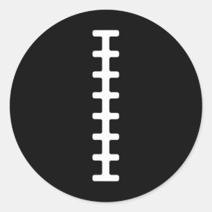 Sticker Rond Amusant Et Facile Halloween Football Costume Tee L