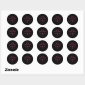 Sticker Rond Amusant Golf Let's Par-tee Let's Par Tee 1 (Feuille)