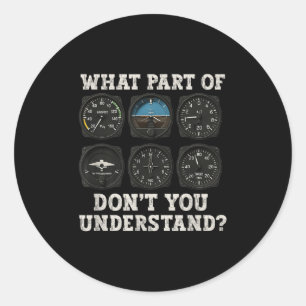 Sticker Rond Amusante Lot Art Men Women Aviation Airline Lot In