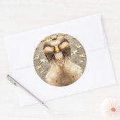 STICKER ROND AMUSEMENT ANIMAL (Enveloppe)