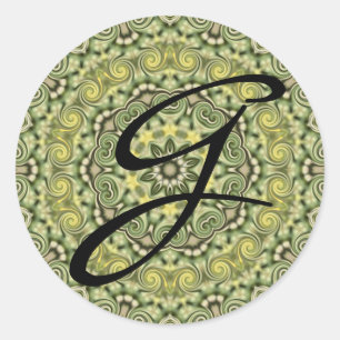 Sticker Rond Amusez-vous avec Lime Green