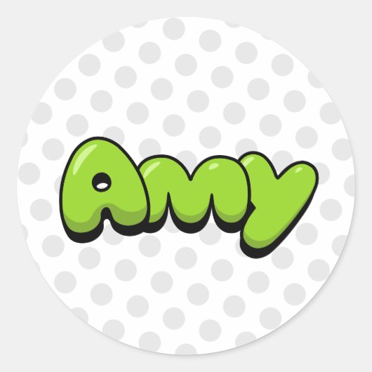 Sticker Rond Amy (Devant)