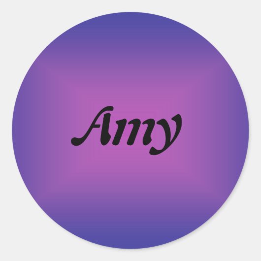 Sticker Rond Amy (Devant)