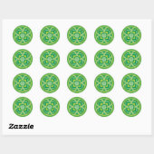 Sticker Rond Anahata chakra (Feuille)