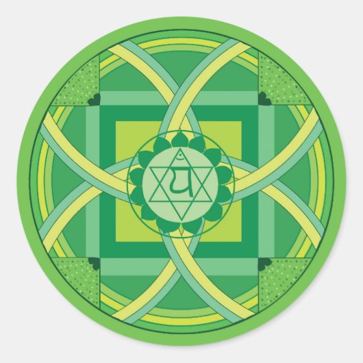 Sticker Rond Anahata chakra (Devant)