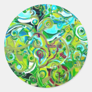Sticker Rond Anahata - les énergies s'ouvrent