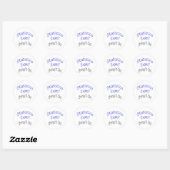 Sticker Rond Analyse de statistiques (Feuille)