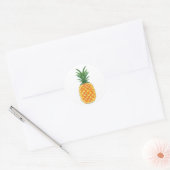 Sticker Rond Ananas (Enveloppe)