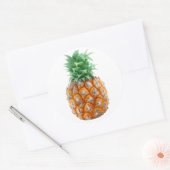 Sticker Rond Ananas (Enveloppe)