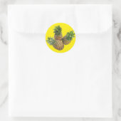 Sticker Rond Ananas (Sac)