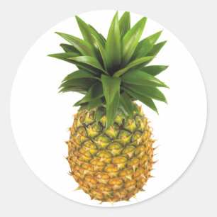 Sticker Rond Ananas