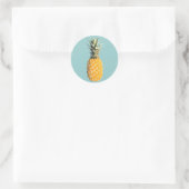 Sticker Rond Ananas (Sac)