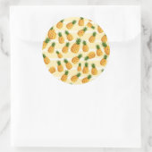 Sticker Rond Ananas (Sac)