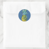 Sticker Rond Ananas (Sac)
