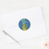 Sticker Rond Ananas (Enveloppe)