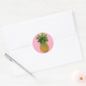 Sticker Rond Ananas (Enveloppe)