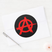 Sticker Rond Anarchie (Enveloppe)