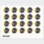 Sticker Rond Anarchie (Feuille)