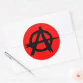 Sticker Rond Anarchie (Enveloppe)
