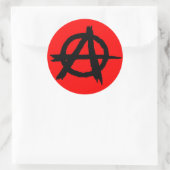 Sticker Rond Anarchie (Sac)