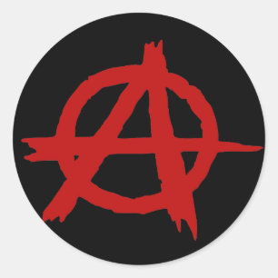 Sticker Rond Anarchie