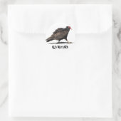 STICKER ROND ANCIEN BUZZARD (Sac)